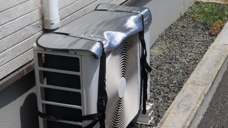 An Air Source Heat Pump (ASHP)